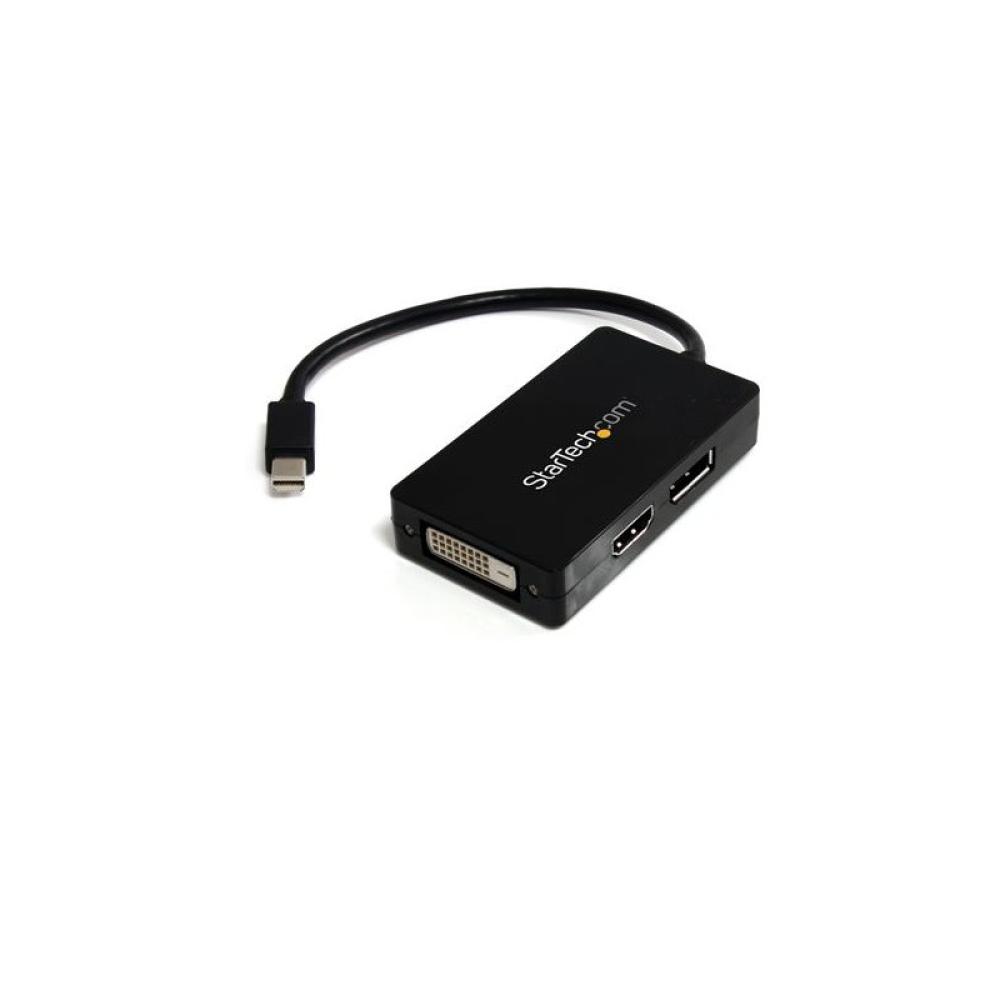 StarTech.com - Adaptador de vídeo externo triple head Mini DisplayPort a DVI HDMI y DP conversor