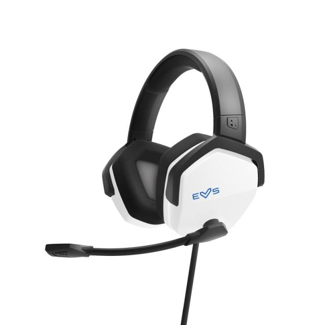 Energy Sistem - ESG 3 White Auriculares Alámbrico Banda para cuello Juego Negro, Blanco
