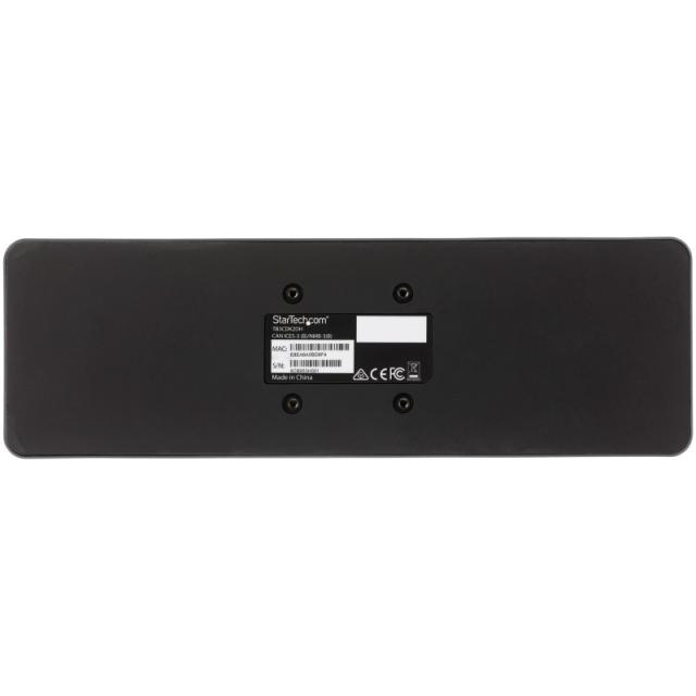 StarTech.com - Docking Station Thunderbolt 3 Compatible con USB-C - para 2 Monitores 4K 60Hz DisplayPort 1.4 o 2 Monitores HDMI