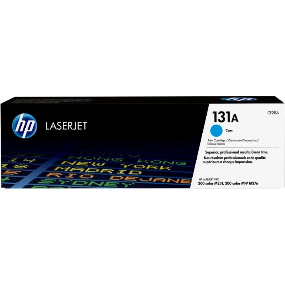 HP - Cartucho de tóner original LaserJet 131A cian