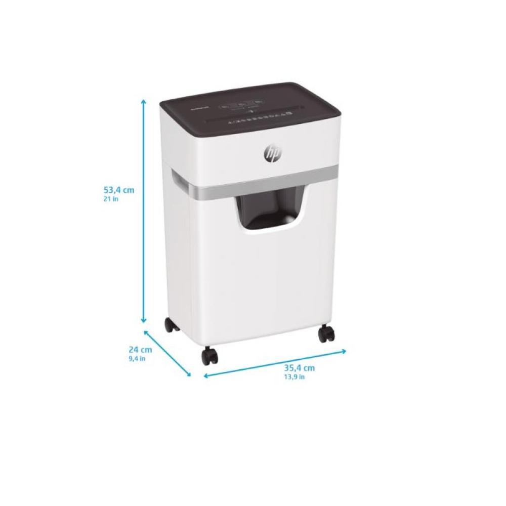 HP - OneShred 15CC triturador de papel Corte en partículas 65 dB 22 cm Blanco