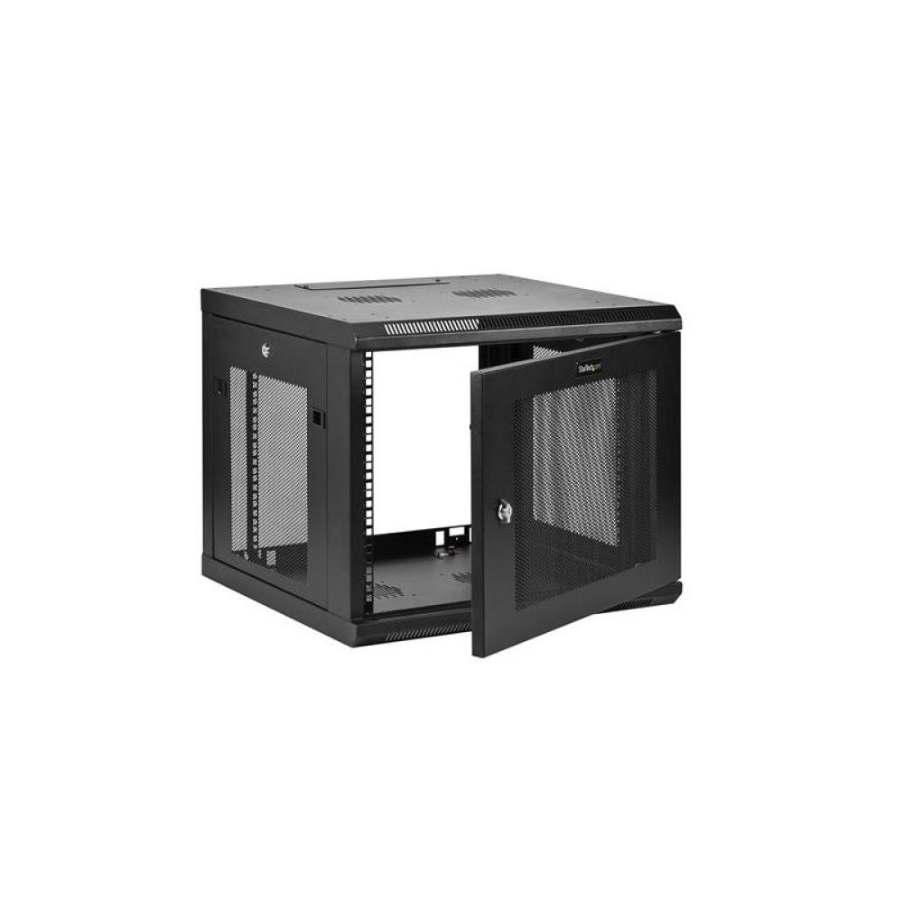 StarTech.com - Armario Rack de Pared para Servidores 9U 19"4 Columnas y Estante 1U - Rack de Servidores de Montaje en Pared - Ra