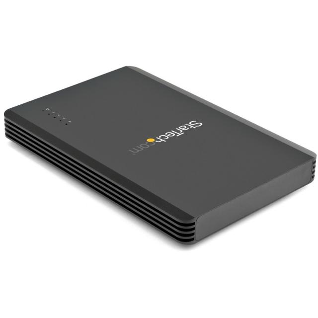 StarTech.com - Caja Thunderbolt 3&trade de 4 Bahías NVMe M.2 para SSD, con 1 Puerto de Vídeo DisplayPort y 2 Thunderbolt 3, 40gb