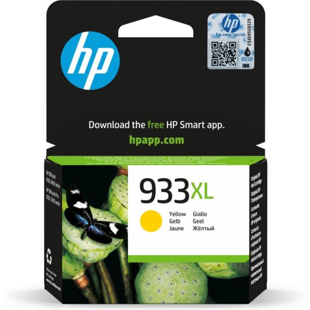 HP - Cartucho de tinta original 933XL de alta capacidad amarillo