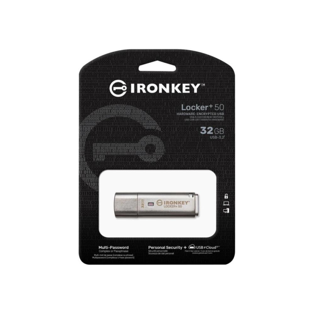 Kingston Technology - IronKey 32GB IKLP50 AES USB, w/256bit Encryption