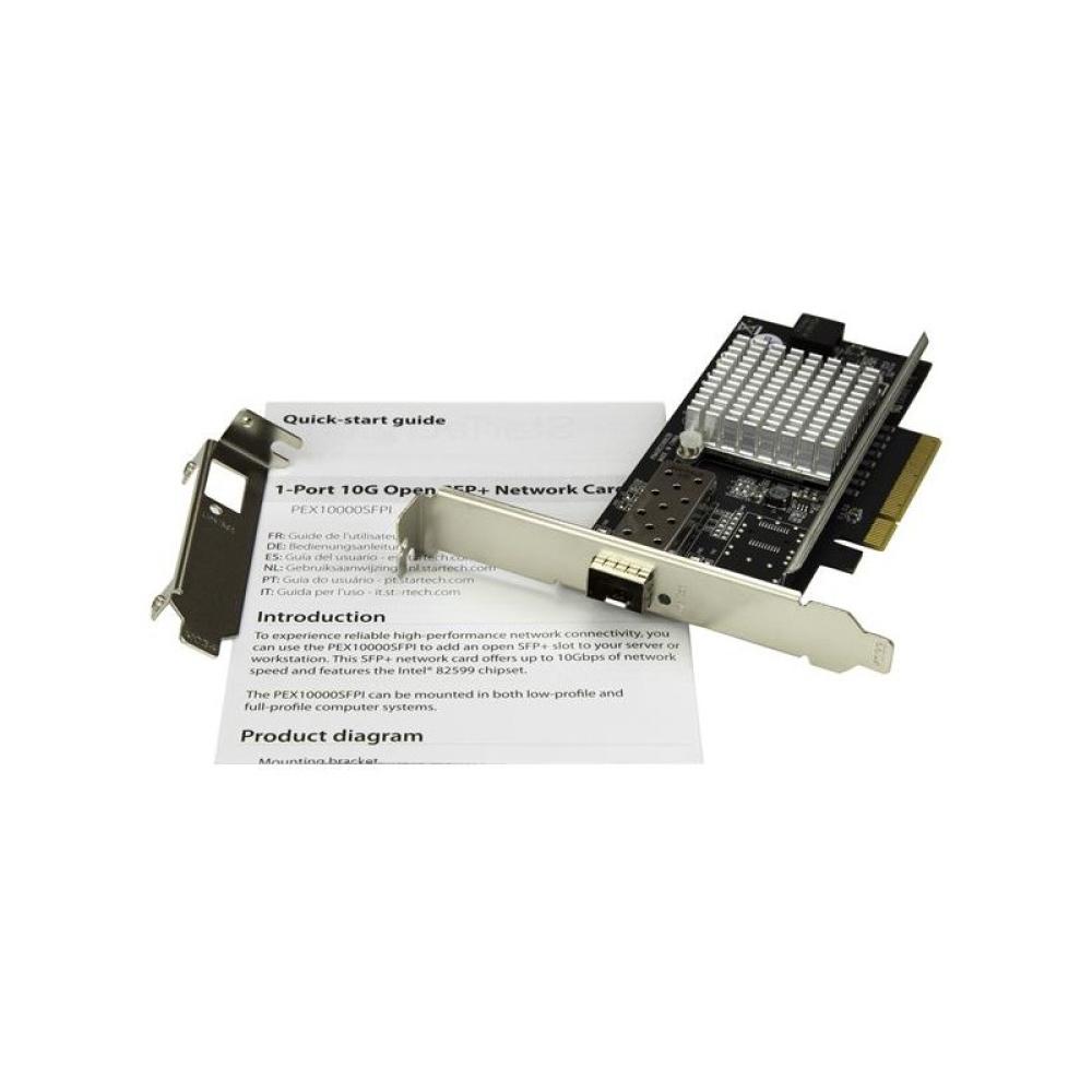 StarTech.com - Tarjeta de Red PCI Express 10G con Ranura SFP+ Abierta - Chipset Intel - Multimodo y Monomodo