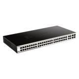 D-Link - DGS-1210-52 switch Gestionado L2 Gigabit Ethernet (10/100/1000) 1U Negro