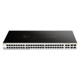 D-Link - DGS-1210-52 switch Gestionado L2 Gigabit Ethernet (10/100/1000) 1U Negro