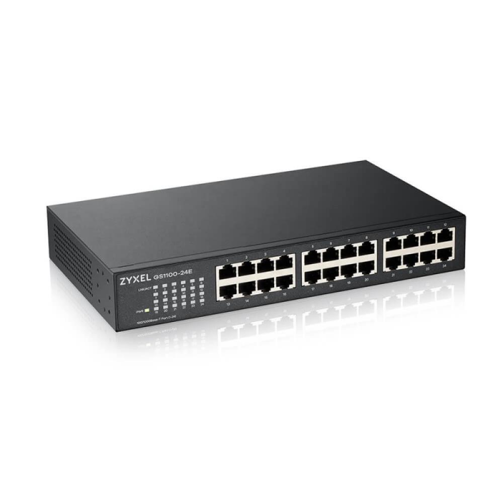 Zyxel - GS1100-24E No administrado Gigabit Ethernet (10/100/1000) Negro