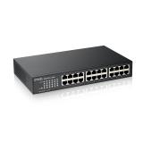 Zyxel - GS1100-24E No administrado Gigabit Ethernet (10/100/1000) Negro