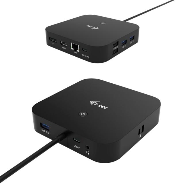 i-tec - USB-C HDMI DP Docking Station with Power Delivery 100 W