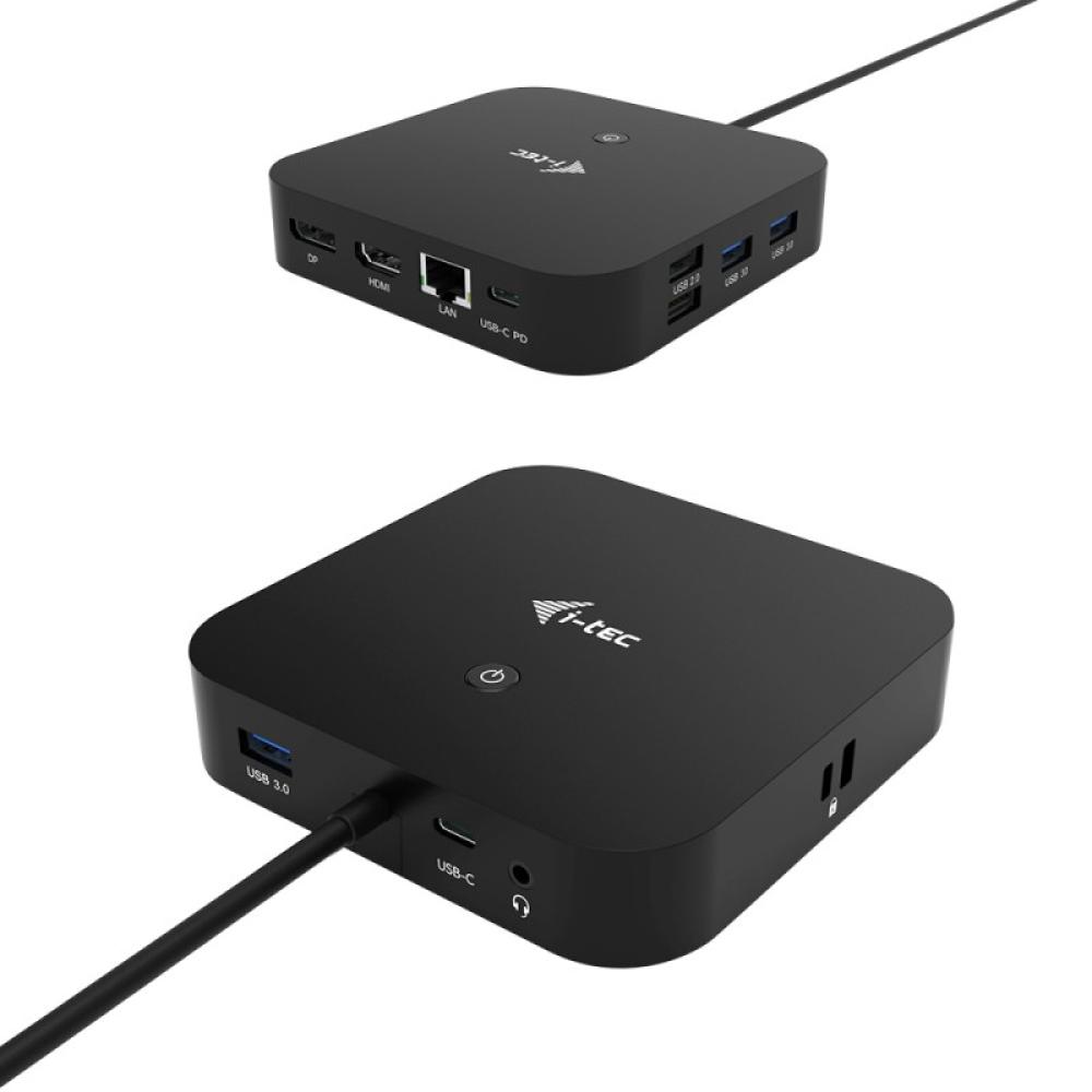 i-tec - USB-C HDMI DP Docking Station with Power Delivery 100 W