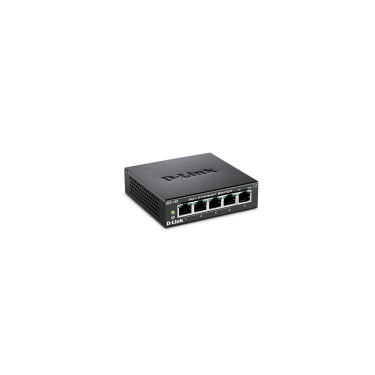 D-Link - DES-105 switch No administrado Negro