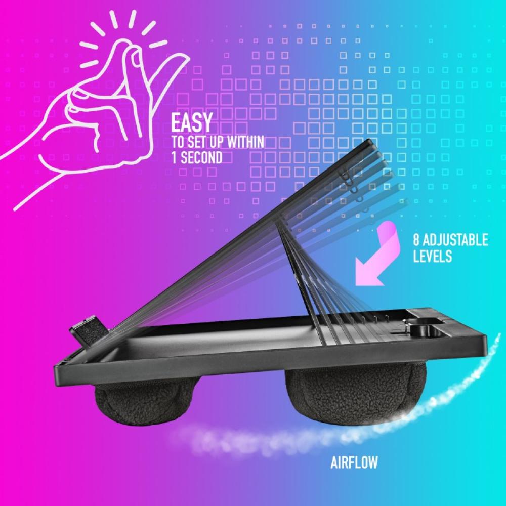 NGS - LAPNEST almohadilla fría 39,6 cm (15.6") Negro