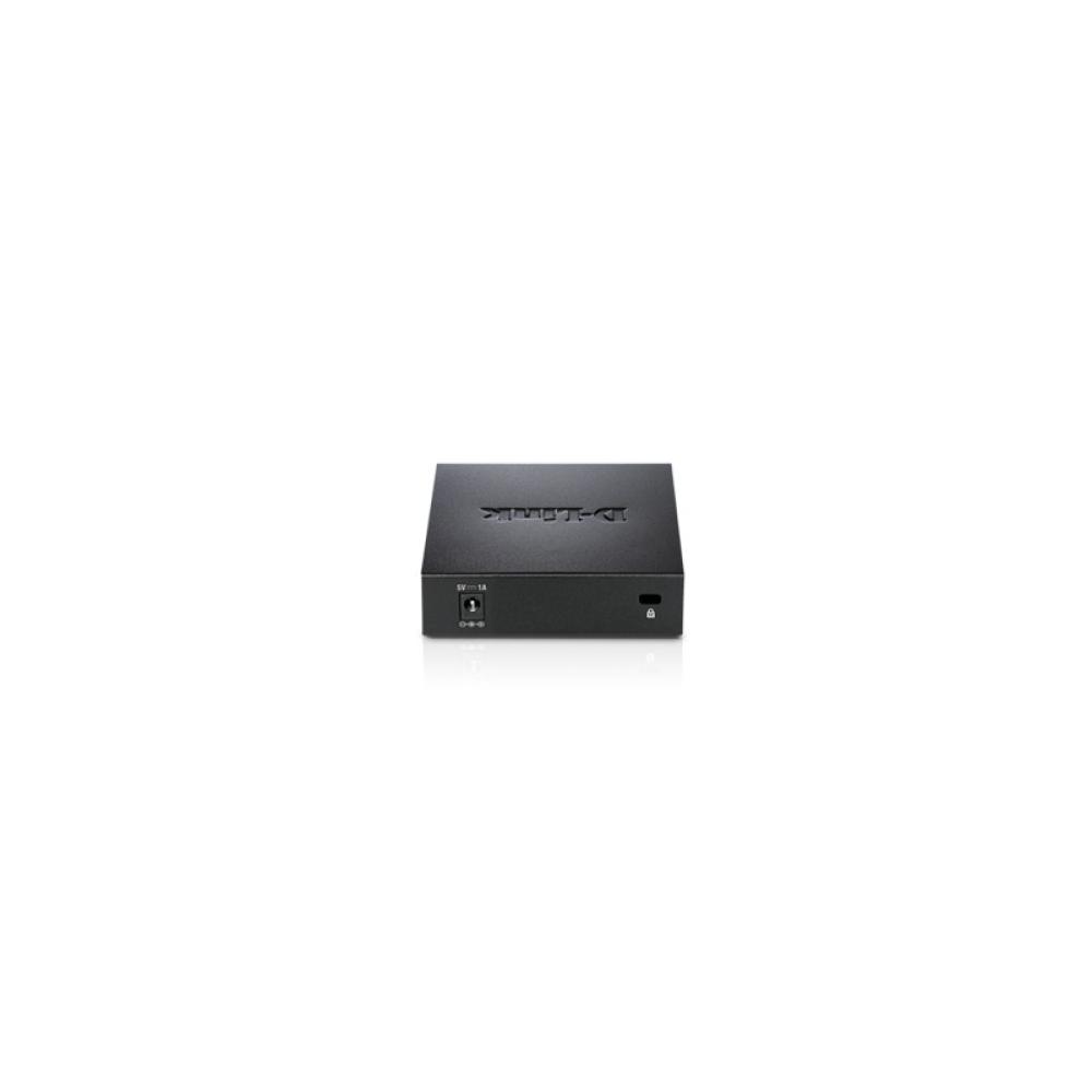 D-Link - DES-105 switch No administrado Negro