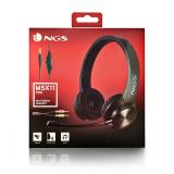NGS - MSX 11 PRO Auriculares Alámbrico Diadema Juego Negro