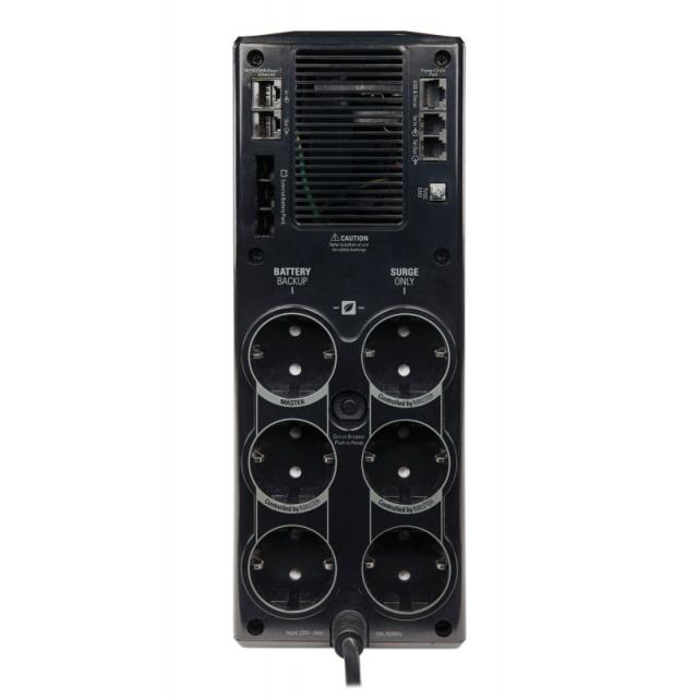 APC - Back-UPS Pro sistema de alimentación ininterrumpida (UPS) Línea interactiva 1,5 kVA 865 W 6 salidas AC