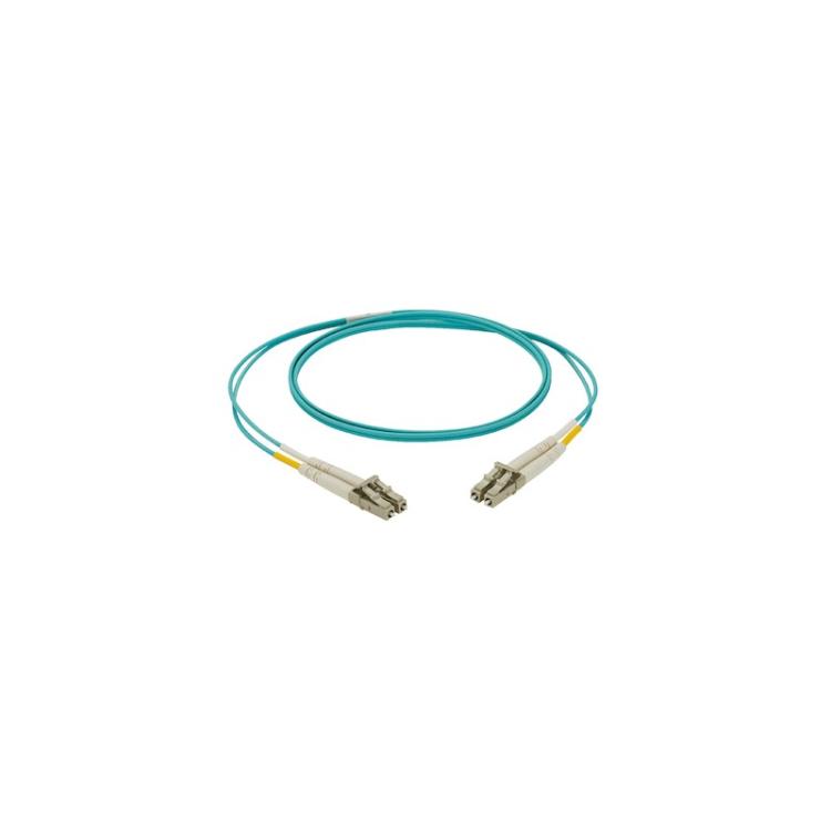 Panduit - NKFPX2ELLLSM005 cable de fibra optica 5 m LC OM3 Color aguamarina, Azul