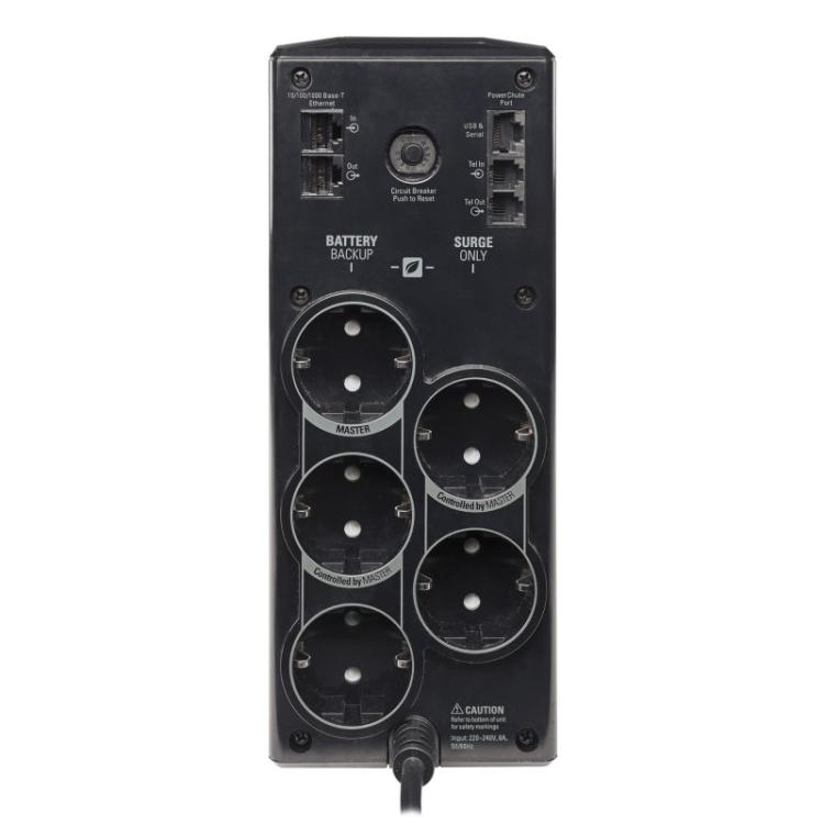 APC - Back-UPS Pro sistema de alimentación ininterrumpida (UPS) Línea interactiva 0,9 kVA 540 W 5 salidas AC