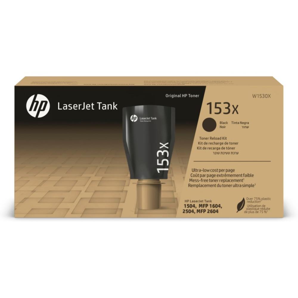 HP - Kit de recarga de tóner Original 153X LaserJet Tank negro