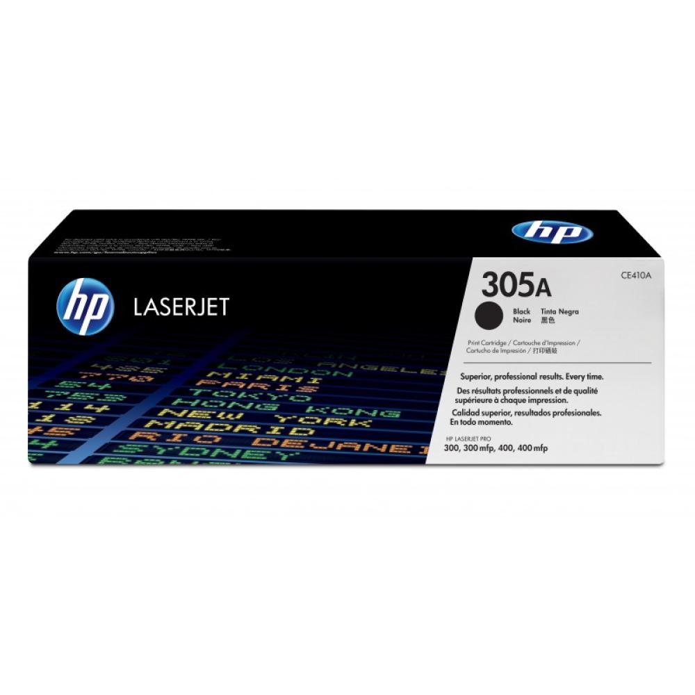 HP - Cartucho de tóner original LaserJet 305A negro