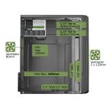 Tacens Anima - Anima ACM500, Caja PC Micro ATX y Fuente PC 500W, Compacta, USB 3.0, Aluminio