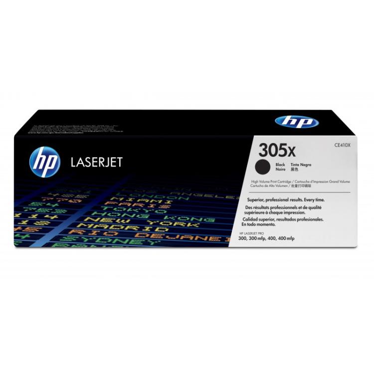 HP - Cartucho de tóner original LaserJet 305X de alta capacidad negro
