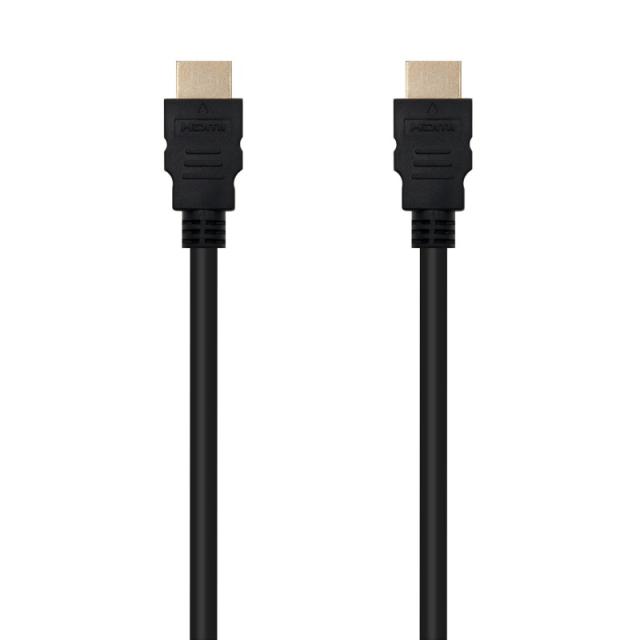 Nanocable - Cable HDMI V1.4 Alta Velocidad / HEC), A/M-A/M, Negro, 1 m