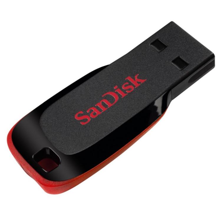 SanDisk - Cruzer Blade unidad flash USB 32 GB USB tipo A 2.0 Negro, Rojo