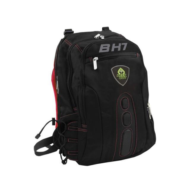 KeepOut - BK7R mochila Negro, Rojo Nylon