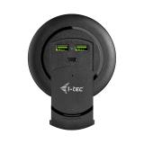 i-tec - Built-in Desktop Fast Charger, USB-C PD 3.0 + 3x USB 3.0 QC3.0, 96 W