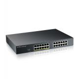 Zyxel - GS1915-24EP Gestionado L2 Gigabit Ethernet (10/100/1000) Energía sobre Ethernet (PoE) 1U Negro