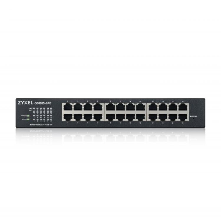 Zyxel - GS1915-24E Gestionado L2 Gigabit Ethernet (10/100/1000) 1U Negro