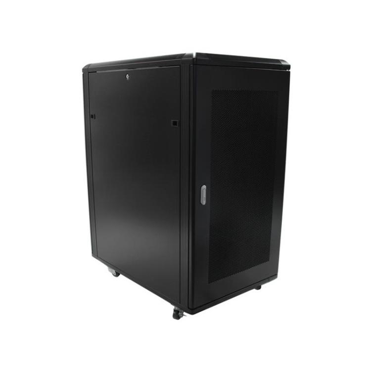 StarTech.com - Armario Rack para Servidores 22U 19" 4 Columnas - Rack de Servidores con Cerradura y Seguro - Rack con Ruedas y C