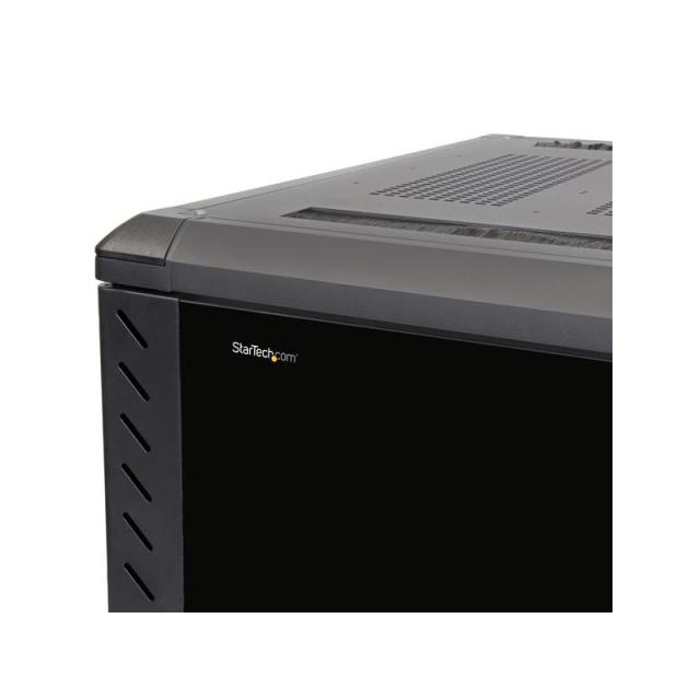 StarTech.com - Armario Rack para Servidores 22U 19" 4 Columnas - Rack de Servidores con Cerradura y Seguro - Rack con Ruedas y C