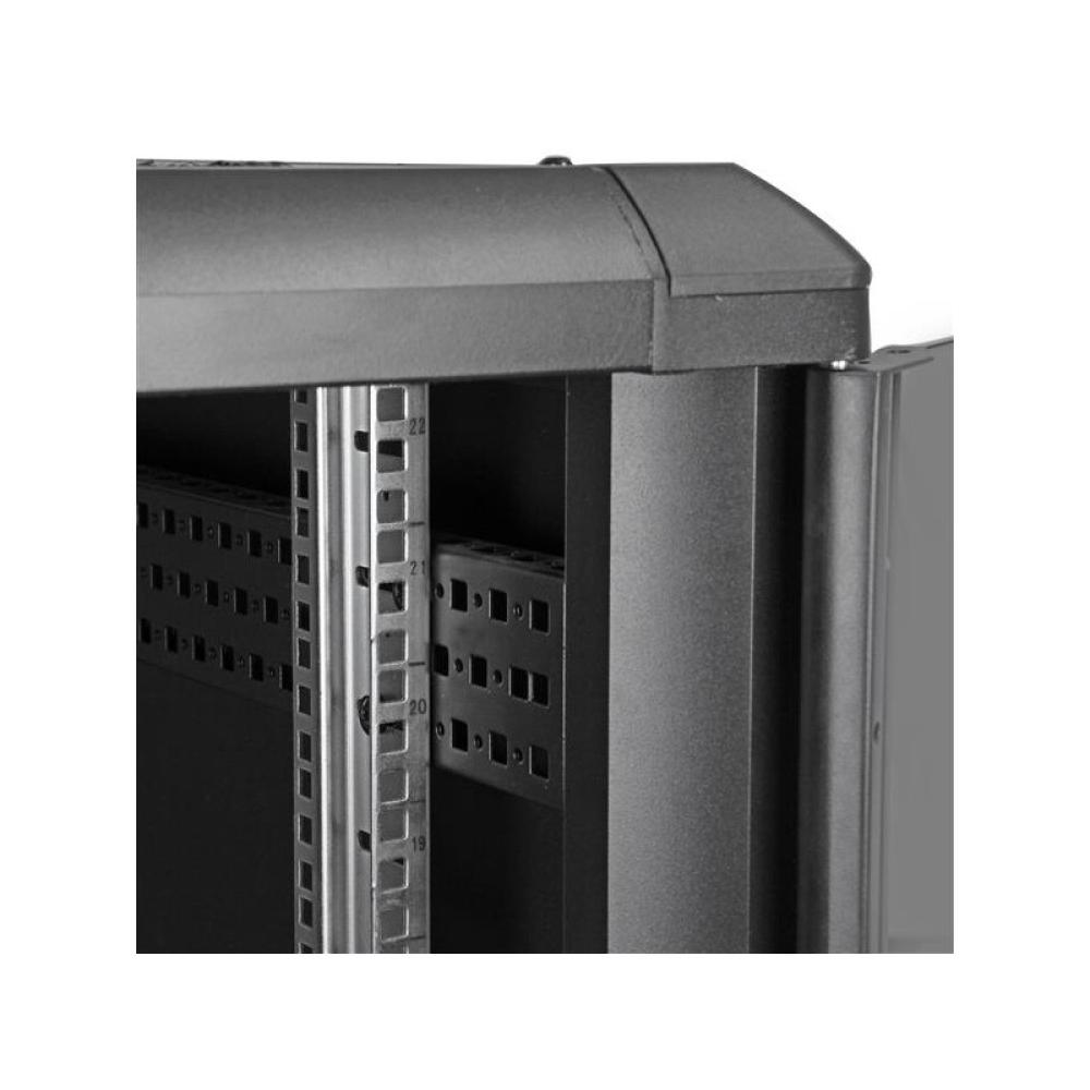 StarTech.com - Armario Rack para Servidores 22U 19" 4 Columnas - Rack de Servidores con Cerradura y Seguro - Rack con Ruedas y C