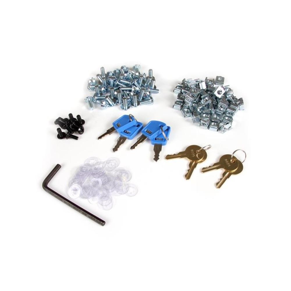 StarTech.com - Armario Rack para Servidores 22U 19" 4 Columnas - Rack de Servidores con Cerradura y Seguro - Rack con Ruedas y C