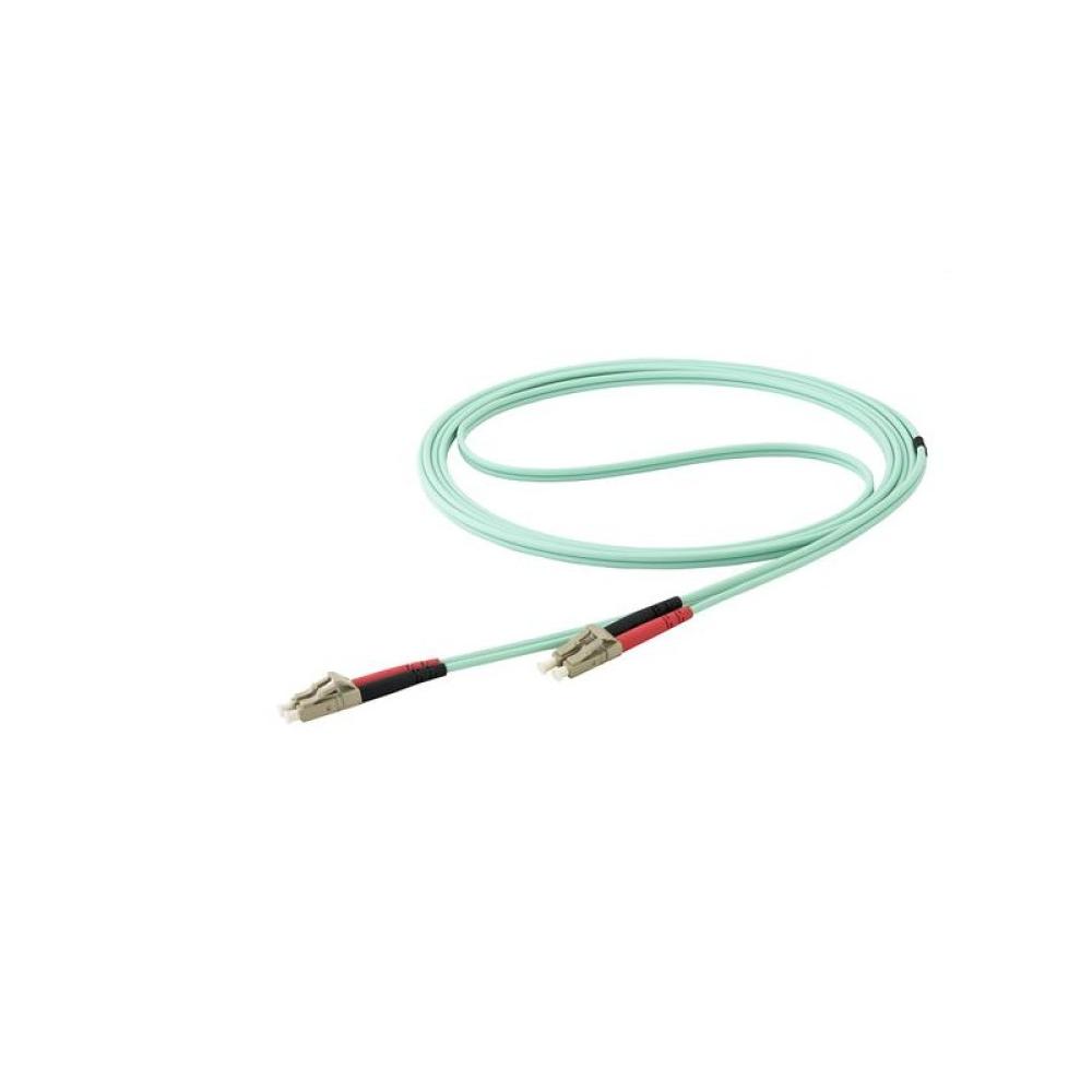 StarTech.com - Cable de 10m de Fibra Óptica Multimodo LC/UPC a LC/UPC OM4 - 50/125µm - Fibra LOMMF/VCSEL - Redes de 100G - Cable