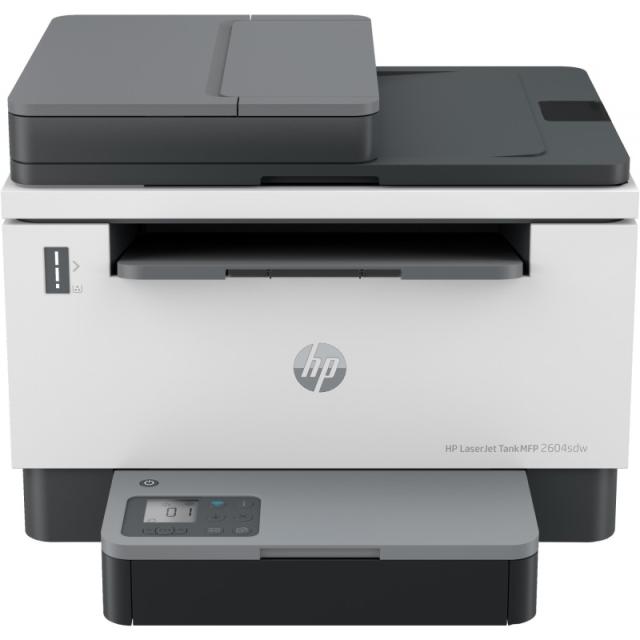 HP - LaserJet Tank 2604sdw Inalámbrico Multifunction Blanco y negro Impresora, Fotocopiadora, escáner Dúplex