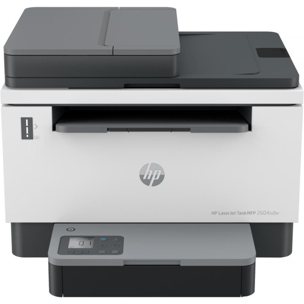HP - LaserJet Tank 2604sdw Inalámbrico Multifunction Blanco y negro Impresora, Fotocopiadora, escáner Dúplex