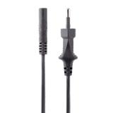 StarTech.com - Cable de 2m de Alimentación para Ordenador Portátil o Impresora , UE a C7, 2,5A 250V, 18AWG, Cable de Repuesto pa