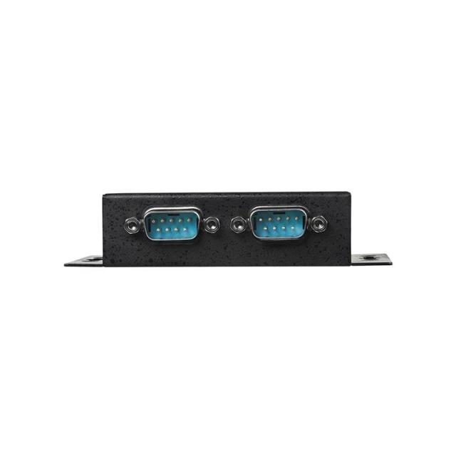 StarTech.com - Concentrador Hub Industrial de 2 Puertos Serie Serial RS232 a USB Montaje Riel DIN Pared