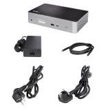StarTech.com - Mini Docking Station USB-C - Replicador de Puertos para 4 Monitores DisplayPort y HDMI 4K 60Hz - con PD de 100W -