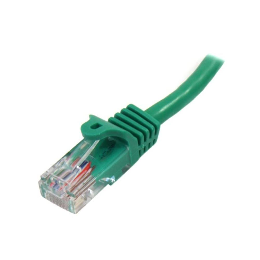 StarTech.com - Cable de 2m Verde de Red Fast Ethernet Cat5e RJ45 sin Enganche - Cable Patch Snagless