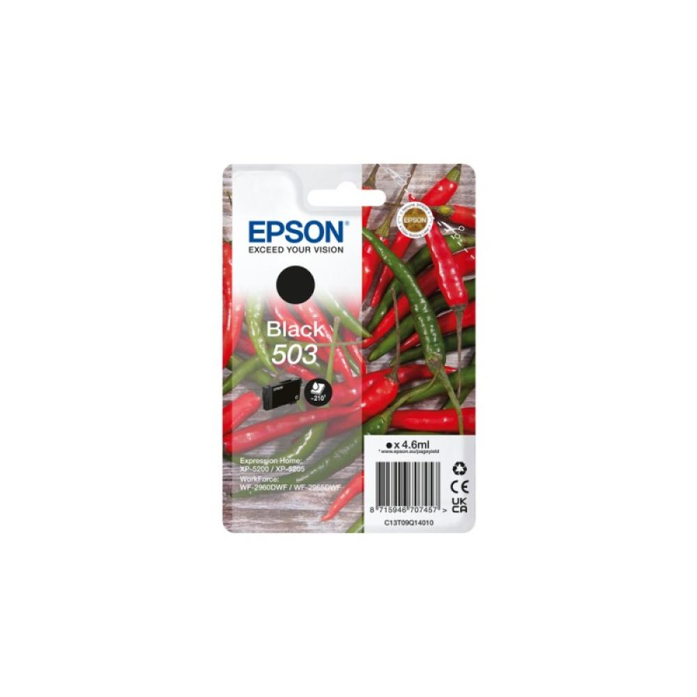 Epson - 503 cartucho de tinta 1 pieza(s) Original Rendimiento estándar Negro - C13T09Q14010
