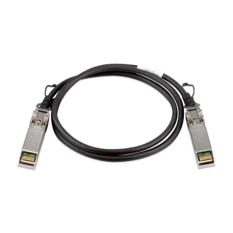 D-Link - DEM-CB100S Cable de fibra óptica e InfiniBand 1 m SFP+ Negro