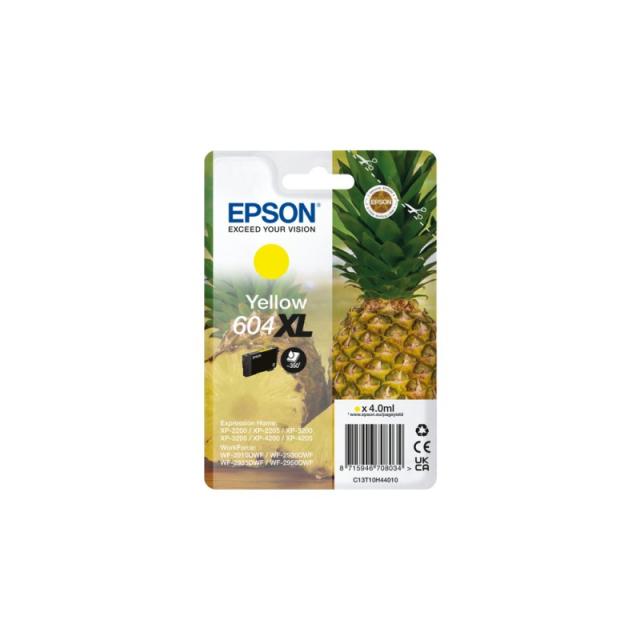 Epson - 604XL cartucho de tinta 1 pieza(s) Original Alto rendimiento (XL) Amarillo