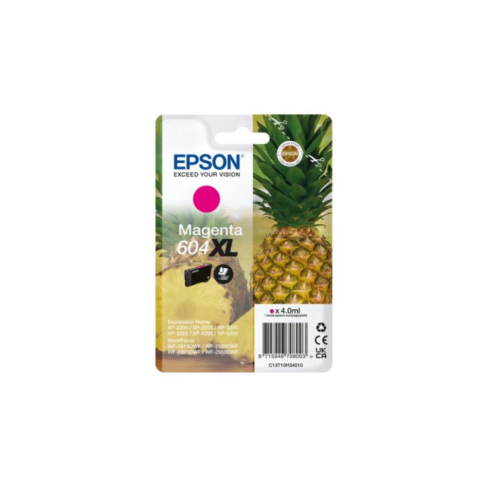 Epson - 604XL cartucho de tinta 1 pieza(s) Original Alto rendimiento (XL) Magenta - C13T10H34010