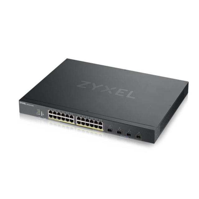 Zyxel - XGS1930-28HP Gestionado L3 Gigabit Ethernet (10/100/1000) Energía sobre Ethernet (PoE) Negro