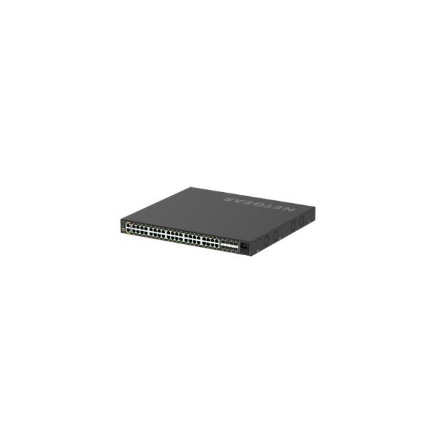 NETGEAR - GSM4248PX-100EUS switch Gestionado L2/L3/L4 Gigabit Ethernet (10/100/1000) Energía sobre Ethernet (PoE) Negro
